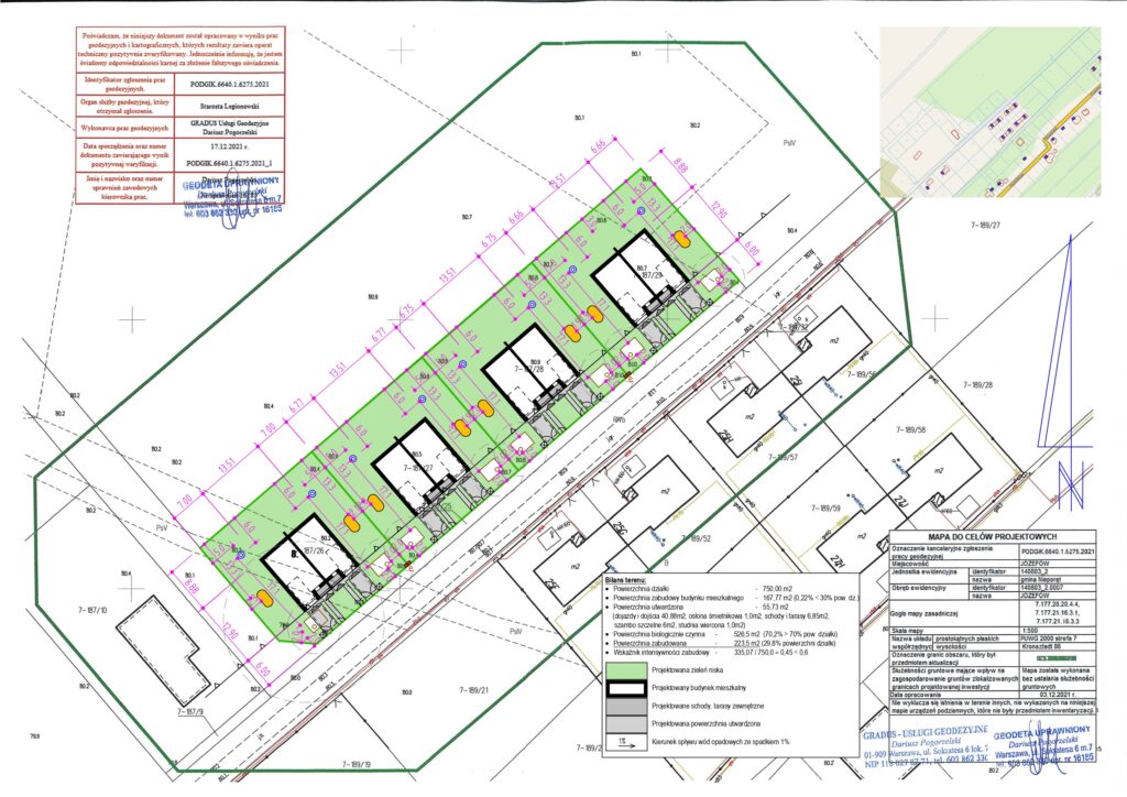 plan osiedla Morelowa